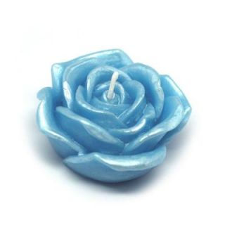 Zest Candle 3 in. Blue Rose Floating Candles (12 Box) CFZ 075