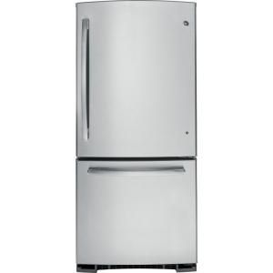 GE 20.3 cu. ft. Bottom Freezer Refrigerator in Stainless Steel GBE20ESESS