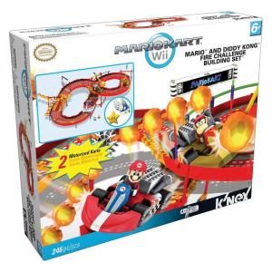 KNEX Mario Kart Wii Mario and Diddy Kong Fire Challenge Building Play Set 38352