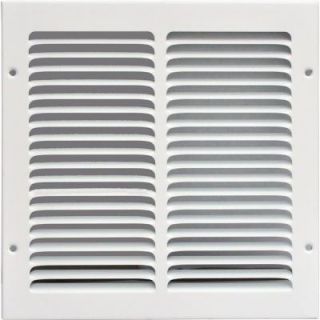 SPEEDI GRILLE 10 in. x 10 in. White Return Air Vent Grille with Fixed Blades SG 1010 RAG