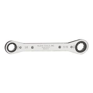 Klein Tools 5/8 in. x 11/16 in. Ratcheting Box Wrench 68203