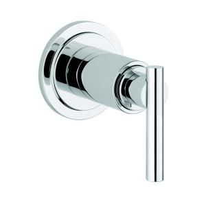 GROHE Atrio 1 Handle Volume Control Valve Trim Kit with Lever Handle in Starlight Chrome (Valve Not Included) 19 182 000
