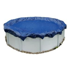 Dirt Defender 15 Year 24 ft. Round Royal Blue Above Ground Winter Pool Cover BWC908