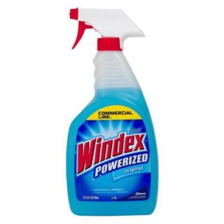 Windex 32 oz. Commercial Line Original Powerized Glass Cleaner Trigger (12 Pack) 08521