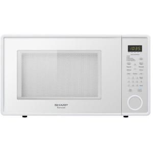 Sharp 1.3 cu. ft. Countertop Microwave in Smooth White R 409YW