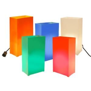 Lumabase Multi Colors Electric Luminaria Kit (Set of 10) 60710
