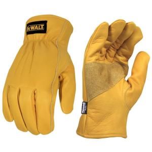 DEWALT Thermal Insulated Leather Driver Size Extra Large Glove DPG34XL