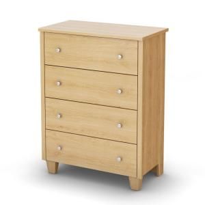South Shore Furniture Clever Natural Maple 4 Drawer Chest DISCONTINUED 3613034