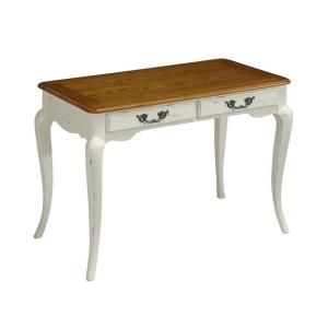 Home Styles Oak and Rubbed White Student Desk 5518 16