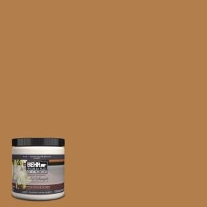 BEHR Premium Plus Ultra 8 oz. #PMD 106 Caramel Sauce Interior/Exterior Paint Sample PMD 106U