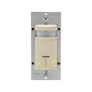 Leviton Decora Dual Relay Passive Infrared Wall Switch Occupancy Sensor CA Only   Ivory 007 ODS0D TDI