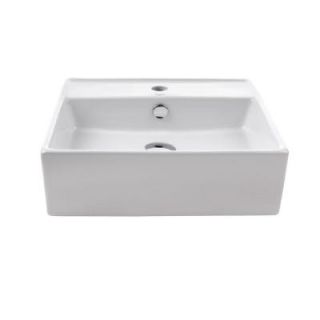 KRAUS Vessel Sink in White KCV 150