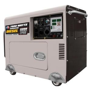 All Power 7,000 Watt 418 cc Diesel Generator with Digital Panel and Battery APG3203