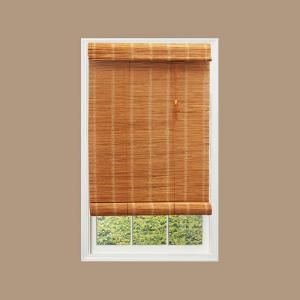 Hampton Bay Nutmeg Simple Weave Rollup Shade, 72 in. Length (Price Varies by Size) 0258739