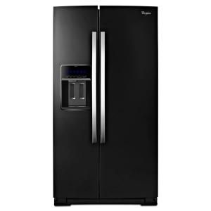Whirlpool Gold 24.5 cu. ft. Side by Side Refrigerator in Black Ice, Counter Depth WRS965CIAE