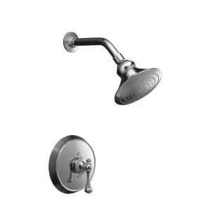KOHLER Revival 1 Handle 1 Spray Shower Faucet in Polished Chrome K T16114 4A CP