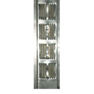 Construction Metals Inc. 96 in. Aluminum Vented Eave Soffit Mill CEV8M