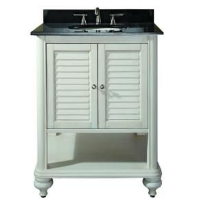 Avanity Tropica 24 in. W x 21 in. D x 34 in. H Vanity Cabinet Only in Weathered White TROPICA V24 AW