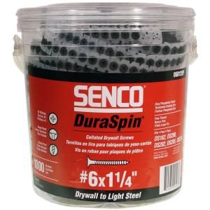 Senco #6 1 1/4 in. Phillips Bugle Head Drywall Screws (1000 Pack) 06B125P