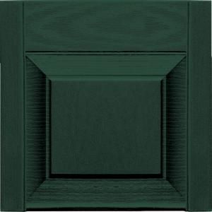 Builders Edge 15 in. x 12 in. Midnight Green Transom Tops Pair #122 050051412122