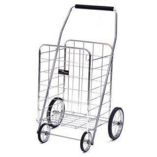 Easy Wheels Jumbo Shopping Cart in Elite Chrome 001CH