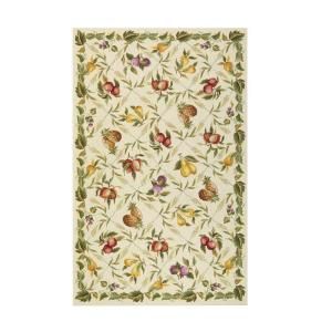 Home Decorators Collection Fruit Garden Ivory 2 ft. 9 in. x 4 ft. 9 in. Area Rug 3437915420
