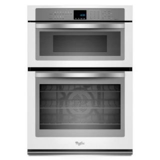 Whirlpool Gold 30 in. Electric Convection Wall Oven with Built In Microwave in White Ice WOC95EC0AH