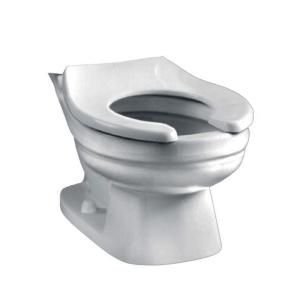 American Standard Baby Devoro Round Front Toilet Bowl Only in White 3128.018.020