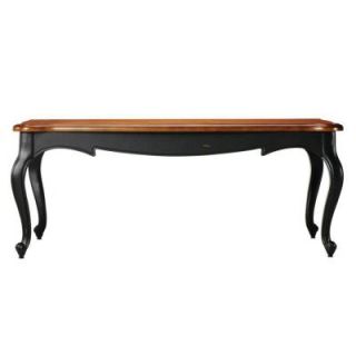 Home Decorators Collection 48 in. W Provence Black and Chestnut Top Coffee Table 0505700210