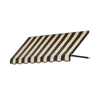 AWNTECH 3 ft. Dallas Retro Window/Entry Awning (44 in. H x 36 in. D) in Red / White Stripe CR33 3KT