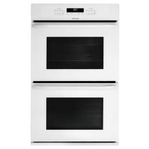 Frigidaire 27 in. Double Electric Wall Oven Self Cleaning in White FFET2725PW