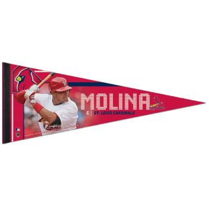 St. Louis Cardinals Yadier Molina Wincraft 12x30 Premium Player Pennant