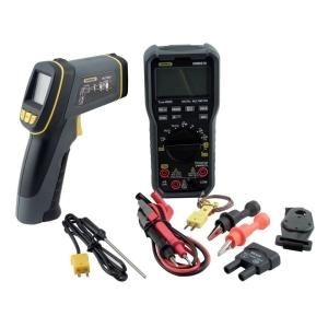 General Tools HVAC Meter Kit with DMM570 Digital Multimeter and IRT730 IR Thermometer KHV57030