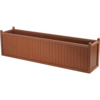 Cal Designs 69 in. Redwood Planter DISCONTINUED WOOD851 RWR H WOOD PLANTER BOX