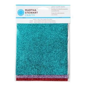 Martha Stewart Crafts Glitter Sheets Gemstone DISCONTINUED 32299