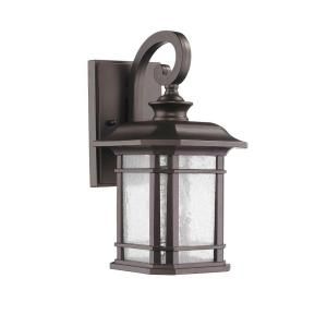 Chloe Lighting Franklin Transitional 1 Light Outdoor Rubbed Bronze Wall Sconce CH22021RB13 OD1