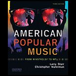 American Popular Music From Minstrelsy to    With 2 CDs