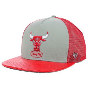 Chicago Bulls 47 Brand NBA Hardwood Classics Stringray Mesh Trucker