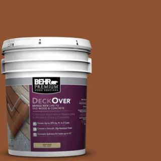 BEHR Premium DeckOver 5 gal. #SC 122 Redwood Naturaltone Wood and Concrete Paint 500005