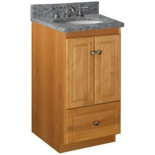 Simplicity by Strasser Ultraline 18 in. W x 21 in. D x 34 1/2 in. H Vanity Cabinet Only in Natural Alder 01.197.2