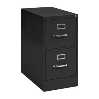 Sandusky 2 Drawer Vertical File Cabinet in Black DISCONTINUED S512 09