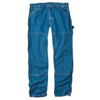 Dickies Relaxed Fit 36 in. x 30 in. Denim Double Knee Carpenter Jean Indigo Blue EU203SNB 36 30