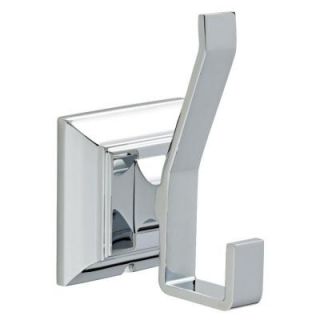 Franklin Brass Lynwood Double Robe Hook in Polished Chrome 11002PC