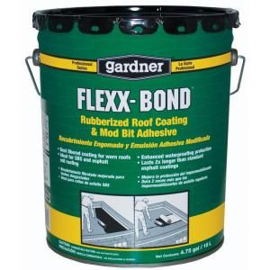 Gardner 4.75 Gal. Flexx Bond Rubberized Roof Coating and MB Adhesive 1365 GA