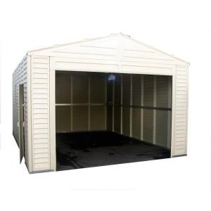 Duramax Building Products 13 ft. x 18 ft. Vinyl Barn Garage 02015