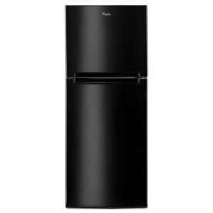 Whirlpool 10.7 cu. ft. Top Freezer Refrigerator in Black WRT111SFAB
