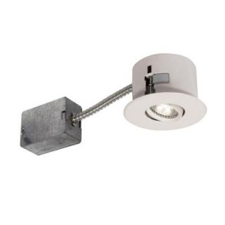 BAZZ 3 in. Recessed White LED Lighting Fixture with Designed for Ceiling Clearance 300LPL5W