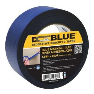 IPG 1.88 in. x 60 yds. DC Blue Masking Decorative Concrete Tape DCB48