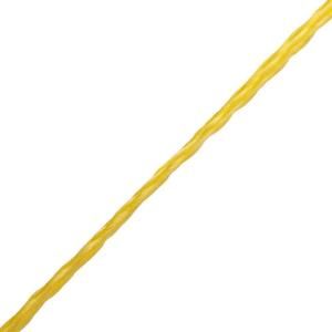 Everbilt 5/32 in. x 45 ft. Hollow Braid Poly Cord in Yellow 14159
