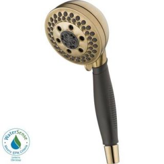 Delta 5 Spray 2.0 GPM Handshower Only in Champagne Bronze featuring H2Okinetic 59445 CZ PK